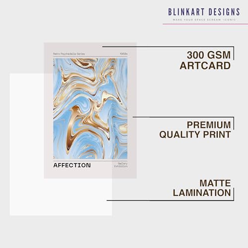 Image of BLINKART Trendy Abstract Wall Art Painting Print Design | Aesthetic Wall Decor Photo Artwork Frame Decoration Hanging For Home Bedroom Living Room Office Wall Decor | T079 | 13x10 Inches