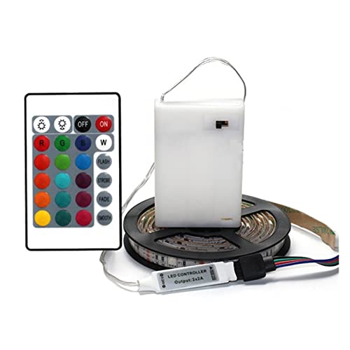 Cinta LED flexible de 5 V con mando a distancia para decoración interior 2