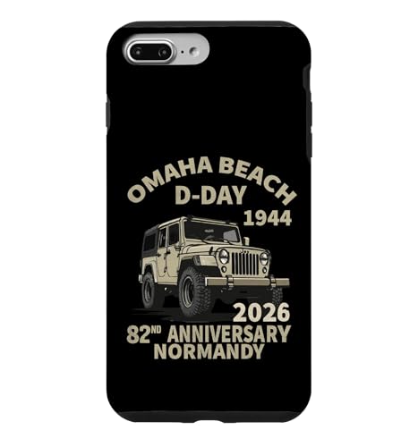 D-day 2026 82nd Anniversary Normandy D-Day Omaha Beach 1944 �X�}�z�P�[�X iPhone 7 Plus/8 Plus �p