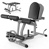 Z ZHICHI 2-in-1 Adjustable Leg Extension and Curl Machine, Easy Transition, Home Gym Leg Machine, Weight Capacity 660LBS