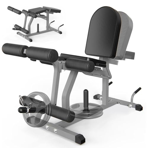 Z ZHICHI 2-in-1 Adjustable Leg Extension and Curl Machine, Easy Transition, Home Gym Leg Machine, Weight Capacity 660LBS