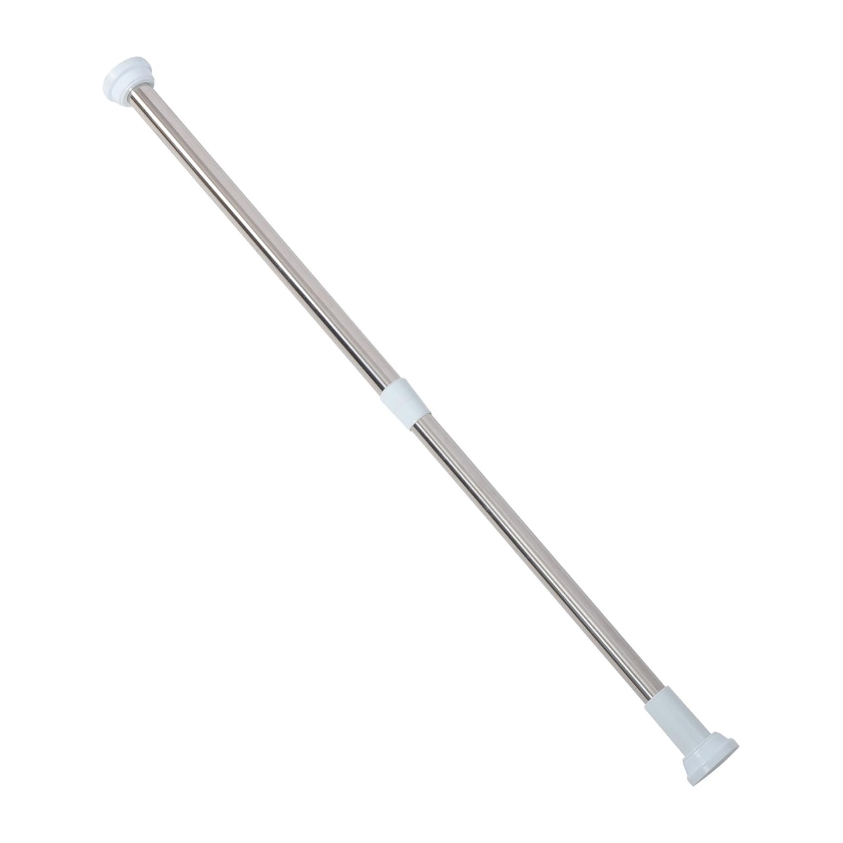 Barre de tension en inox robuste pour vêtements et rideaux de douche