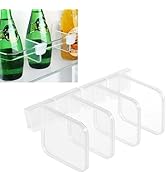 GLIVE (LABEL) Refrigerator Shelf Divider Clip Expandable Fridge Internal Drawer Drawers Storage P...