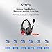 SYNCO XTALK XPro2 Wireless Intercom Headset System, 2.4 GHz 1640FT/500M Full Duplex for 2 Persons Communication with Noise Cancellation for Live Show Stage Performance Movie Shoot