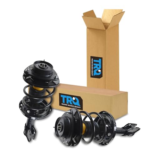 Image of TRQ Front Driver and Passenger Side Strut and Spring Assembly Set Loaded | For 05-09 Subaru Outback