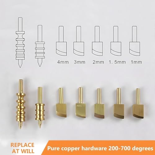 Plancha manual de borde de cuero para crear bolsos y cinturones artesanales en casa 3