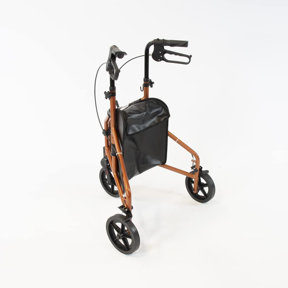 NRS 3 ruote Alumnium Rollator Arancione