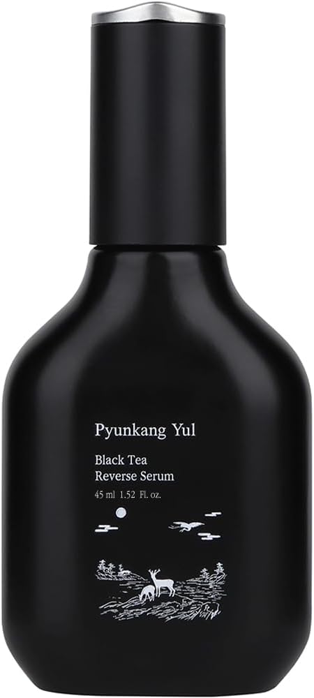 – [PKY] Pyunkang Yul Black Tea Boosting Serum, Condensed Nutrition for Fine Line Care with Kombucha, Korean Skincare (1.52 Fl. Oz, 45ml)