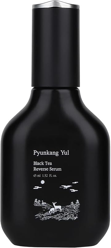 Pyunkang Yul Sérum Facial Black Tea Boosting com kombucha, extrato de fruto de ginseng e extrato de espinheiro-marítimo, 45 mL