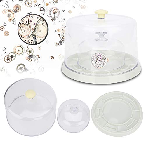 YUYTE Watch Movement Parts Dust Cover, Watch Movement Dust Cover, Anti-dust Tray Storage Box Watch Dust Cover Watch Repair Tool Storage Case for Watchmaker and Home Use