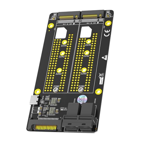 PCIe HDDs NVME Adapter NVME HDDs To SFF-8643 Converters Two Expansion Card For PC Desktop Mainboard