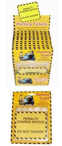 Novelty Parking Ticket Fun 6 Pcs Per Card