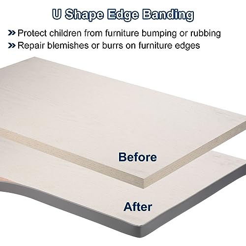 Banda de borde en forma de U autoadhesiva de 25 mm para protector de muebles 5