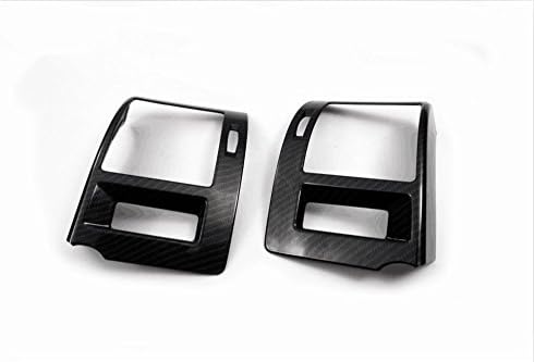 Carbon Fiber Dashboard Side Air Outlet Vent Trim Decorative For Toyota Land Cruiser Prado FJ150 2018 2PCS