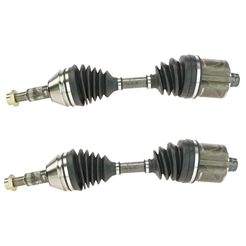 Image of TRQ Front Driver & Passenger Side CV Axle Assembly Set for 97-10 Chevrolet Malibu 04-05 Classic 99-04 Oldsmobile Alero 97-99 Cutlass 99-10 Pontiac G6 99-05 Grand Am 07-09 Saturn Aura