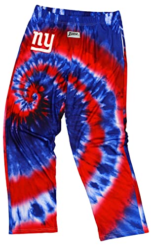 Zubaz Men's NFL Tie Dye Pants, New York Giants, Large