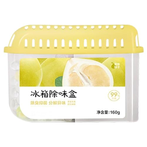 Eliminador de olores de refrigerador,Desodorizador de refrigerador - Desodorante de armario - Eliminador de olores de frigorífico, absorbente de olores seguro, desodorante de armario, frescura de carb