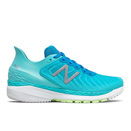 New Balance Women's Fresh Foam 860v11, Virtual Sky/Lime Glo, 7 Medium