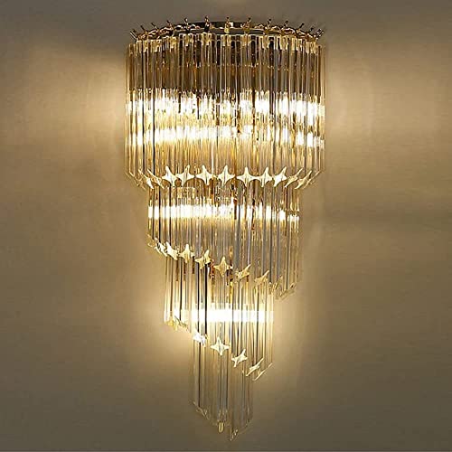 Appliques murales salle de bain en cristal pour miroir chic