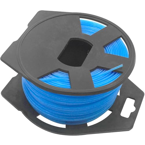 Zeqeey Mähfaden Trimmerfaden 0.065 Rasentrimmerfaden Ersatz Nylon Trimmer Linie 100 m x 1 6 mm Schnur Rundseil für universelle Rasentrimmer