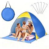 YGVQN Tente de Plage Pop Up XL, Abri Solaire Léger avec Protection UV...