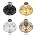 Fdit E26/E27 Vintage Industrial Ceiling/Wall Light Base Holder Pendant Bulb Lamp Screw Socket(Black)