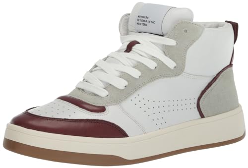 Steve Madden Women's Calypso Sneaker, Burgundy Leather, 7