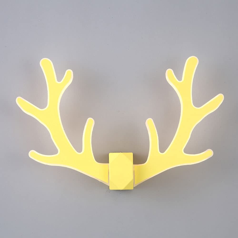 SXECAEPS Led Wall Light Indoor 10W Sconce Lamp, Acrylic Lampshade Metal Modern Lamps for Living Room Bedroom Hallway Corridor Stairs Lighting Fixture/Yellow-3000K