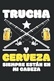  Trucha Pesca Pescador Jarras Cerveza - Caña Pescar Trucha Cuaderno De Notas: Formato A5 I 110 Páginas I Regalo Como Diario Planificador O Agenda