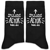 XZMBQ This Is What an Awesome Actor Looks Like Socks–Funny Theater Socks,Actor Gifts for Birthday,Christmas,Graduation,or Just Because.(176)