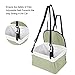 EVTSCAN Car Pet Carrier Bag Portable Travel Bag with Safety Traction Belt and Blanket for Small Pets(Green)
