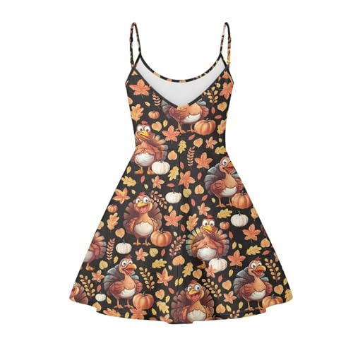 Image of Coloranimal Women's Summer Sleeveless Casual Swing Dresses with Loose Fit Beach Sundress