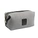 Handmade Suede Leather Womens Cosmetic Bag Waterproof Makeup Bag Portable Mens Travel Storage Pouch