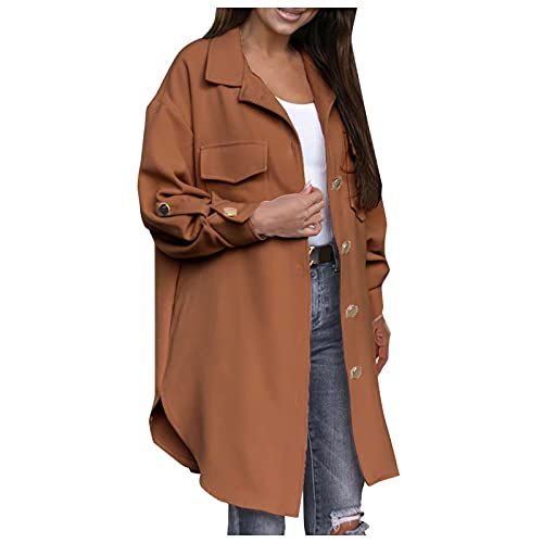 Manteau long veste de mi-saison chic et décontractée en polaire