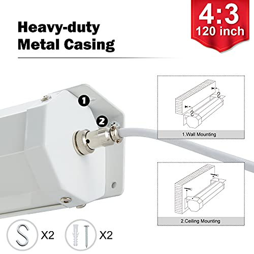 Reviews for YODOLLA 120inch Motorized Projection Screen BestViewsReviews