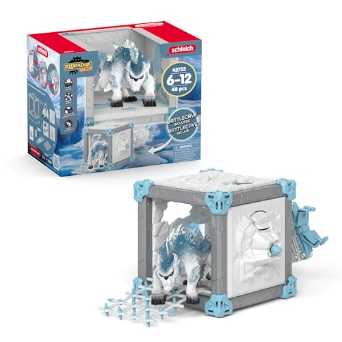 Image of Schleich Eldrador - 48Pc Battlecave Snow Slasher Playset - Kids 7+ | 42733