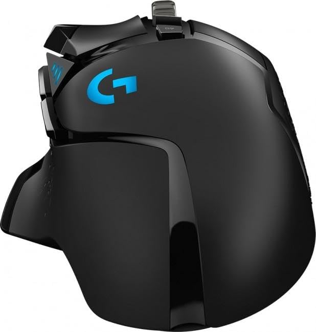 Logitech G G502 Hero Ratón Gaming con Cable Alto Rendimiento, Captor Hero 25K, 25,600 dpi, RGB, Peso Personalizable, 11 Botones Programables, Memoria Integrada, PC/Mac – Negro 6