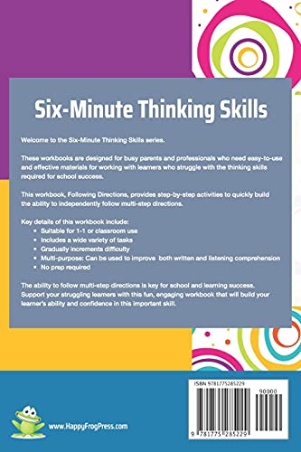 Following Directions (Grades 3-6 + SPED): Six-Minute Thinking Skills - Image 2