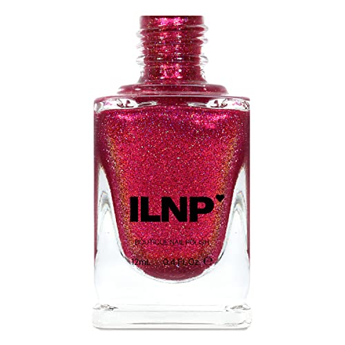Image of ILNP Nexus - Rich Raspberry Holographic Nail Polish