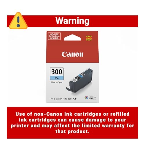 Canon PFI-300 Genuine Photo Cyan Ink Tank, Compatible with ImagePROGRAF PRO-300 Printers - image 3