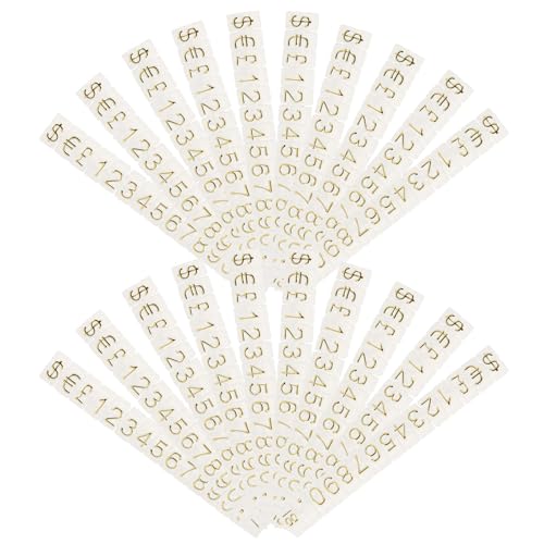 Etiquetas de precios para joyas regulables y ligeras, cubos visuales para tiendas, 20 uds