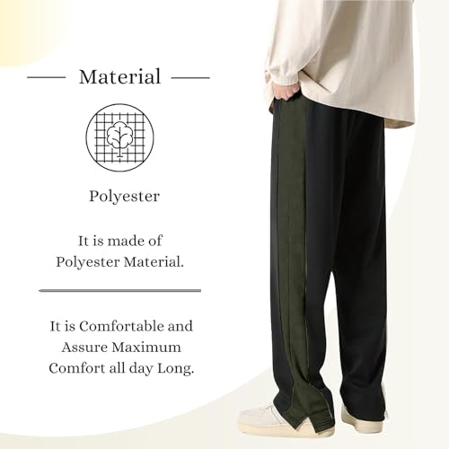 Image of Mehrang Loose Fit Track Pant for Men | Trouser Pant for Men | Track Pant for Men Loose Fit | Baggy Track Pant for Men | Track Pant Men | Men Stylish Track Pant