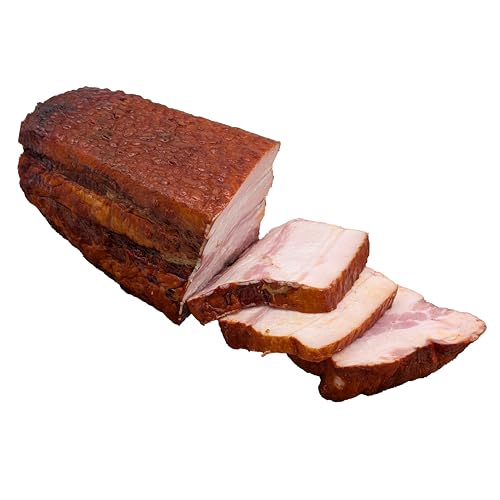 LANDPERLE Brotzeitrankerl mit Paprika 650g bayerische Rohschinkenspezialität, ideal pur oder mit Essiggurken, Käse, Sauerteigbrot & Butter, perfekte Beilage zur Brotzeit, aus magerem Schweinebauch