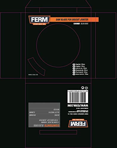 Fraise à disque FERM pour lamelleuse avec denture robuste anti-vibration - 5