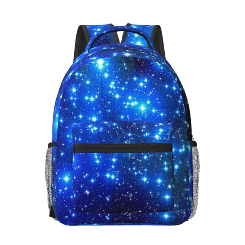 Sac à dos de voyage imprimé étoiles brillantes pour ordinateur portable actif