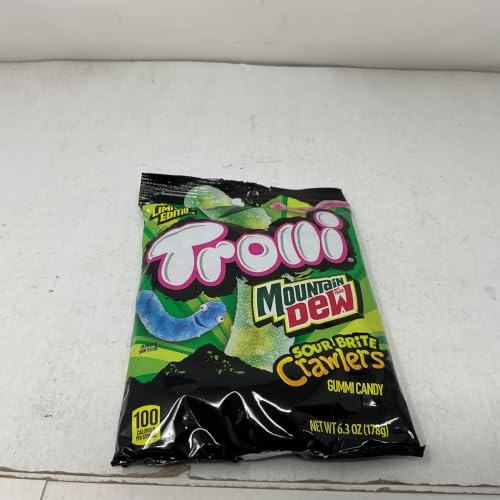 Trolli Mountain Dew Sour Brite Crawlers 4.25 oz. Bag - image 4