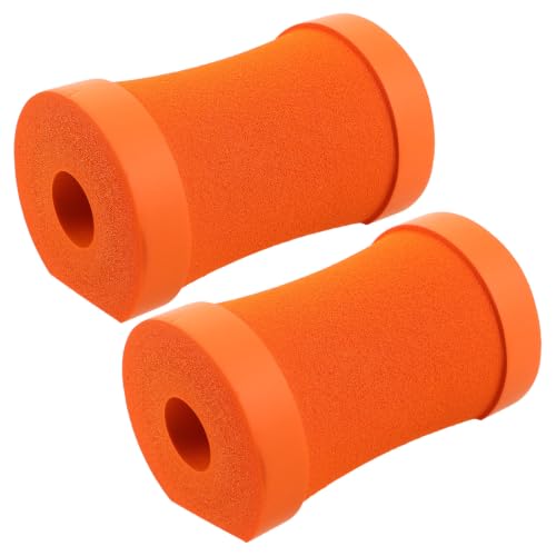 2pcs Almohadilla de Soporte para Ejercicio Push up de Goma Naranja para Hombres y Mujeres miniatura 1