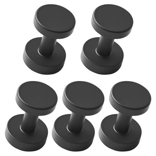 ドアフック 5 個パック 装飾用小型バスルームやシャワー用 ネジ付属 ドア背面に付属