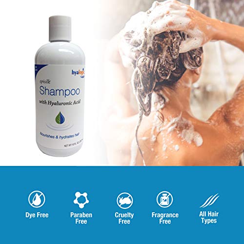 Hyalogic Shampoo - Moisturizing Shampoo With Hyaluronic Acid (Ha), Episilk Daily Cleansing Shampoo, Hydrating Shampoo, Detangling Shampoo, Purifying Shampoo For All Hair Types, 10 Fl Oz. #TOP2