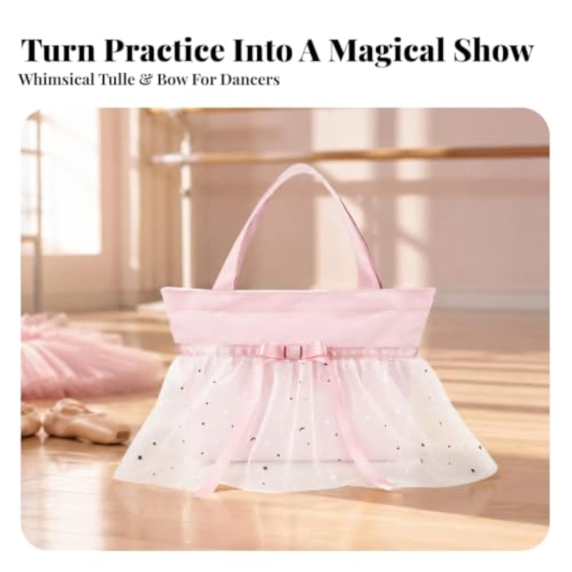 Adorable Ballet Backpack for Girls, Light Purple